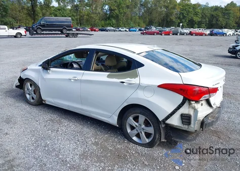 2013 Hyundai Elantra Gls из США, поврежденный, VIN 5NPDH4AE1DH233745